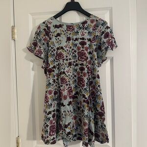 Kimchi Blue, short keyhole back mini dress